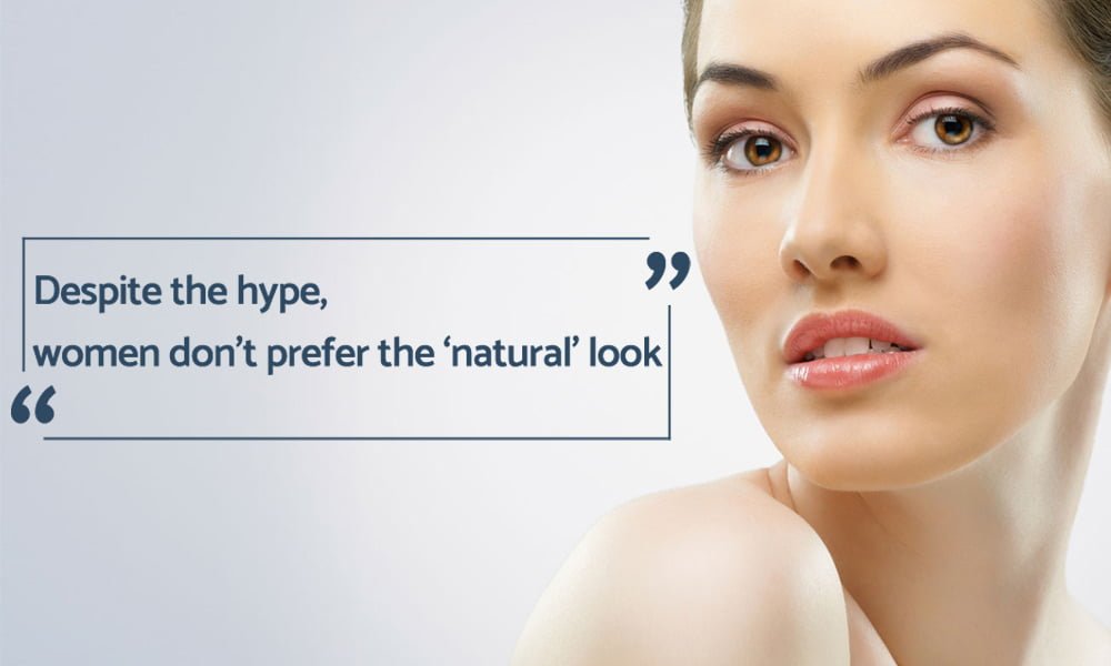 Despite the hype, women don’t prefer the ‘natural’ look
